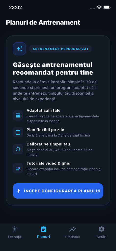 Configurare Plan Inteligent